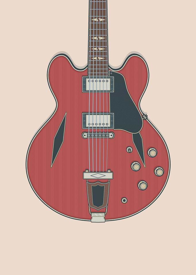 Custom Hollow Body Guitar
