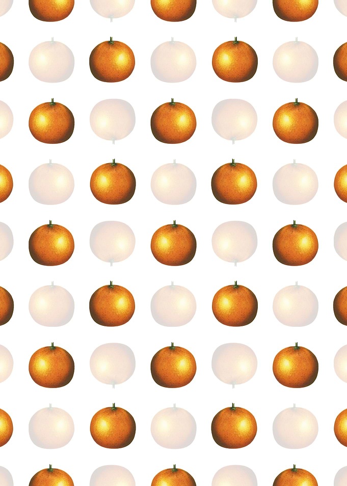Floral Orange Pattern