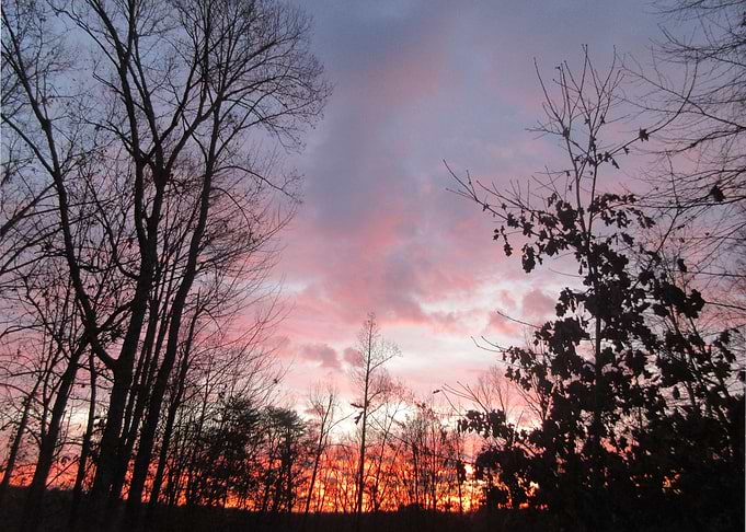 Dahlonega Georgia Sunset