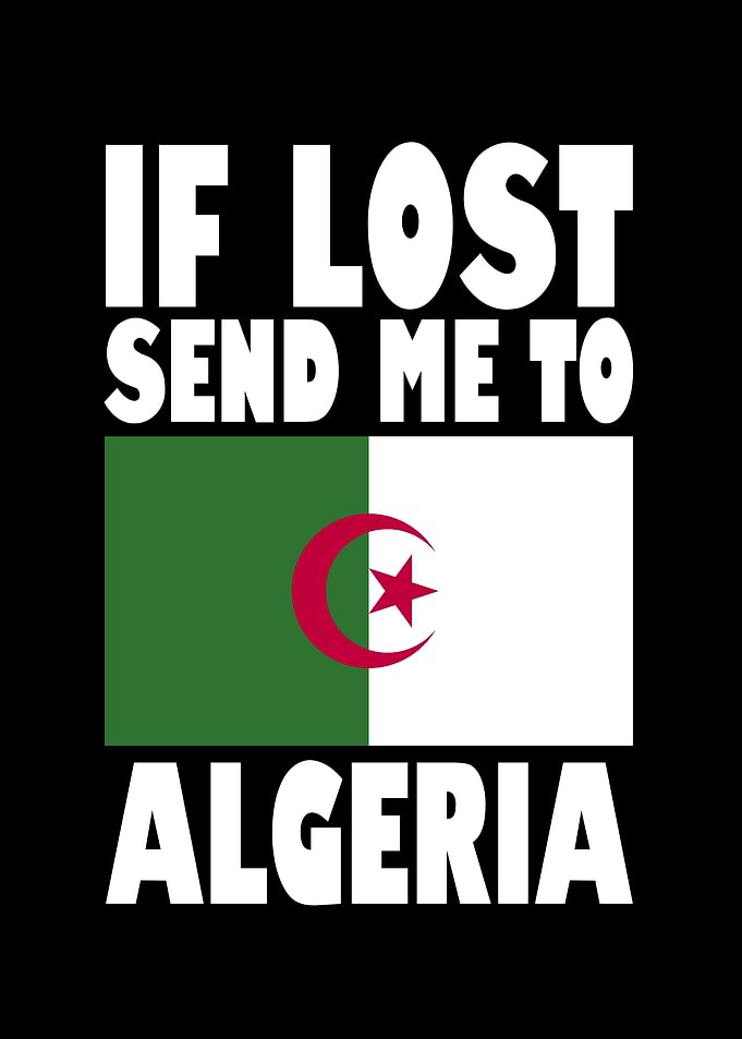 Algeria Flag Saying