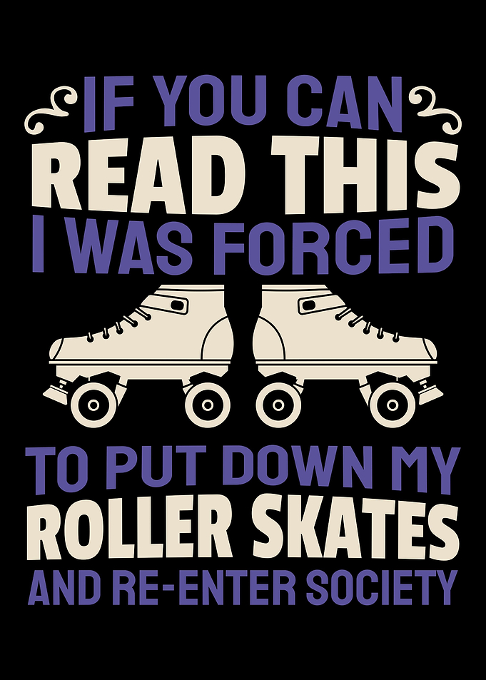 Roller Skating Skater Girl
