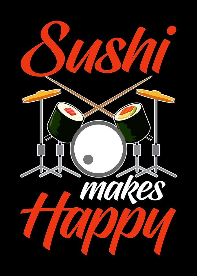 Sushi Drum Set Sushi Eater
