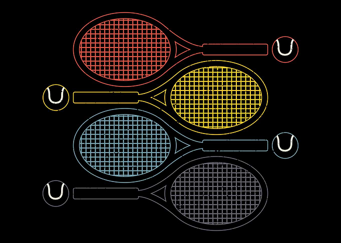 Tennis Rackets Balls
