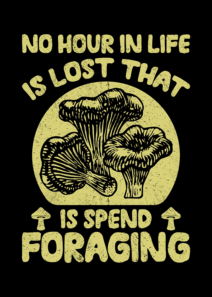 Mushroom Hunter Foraging
