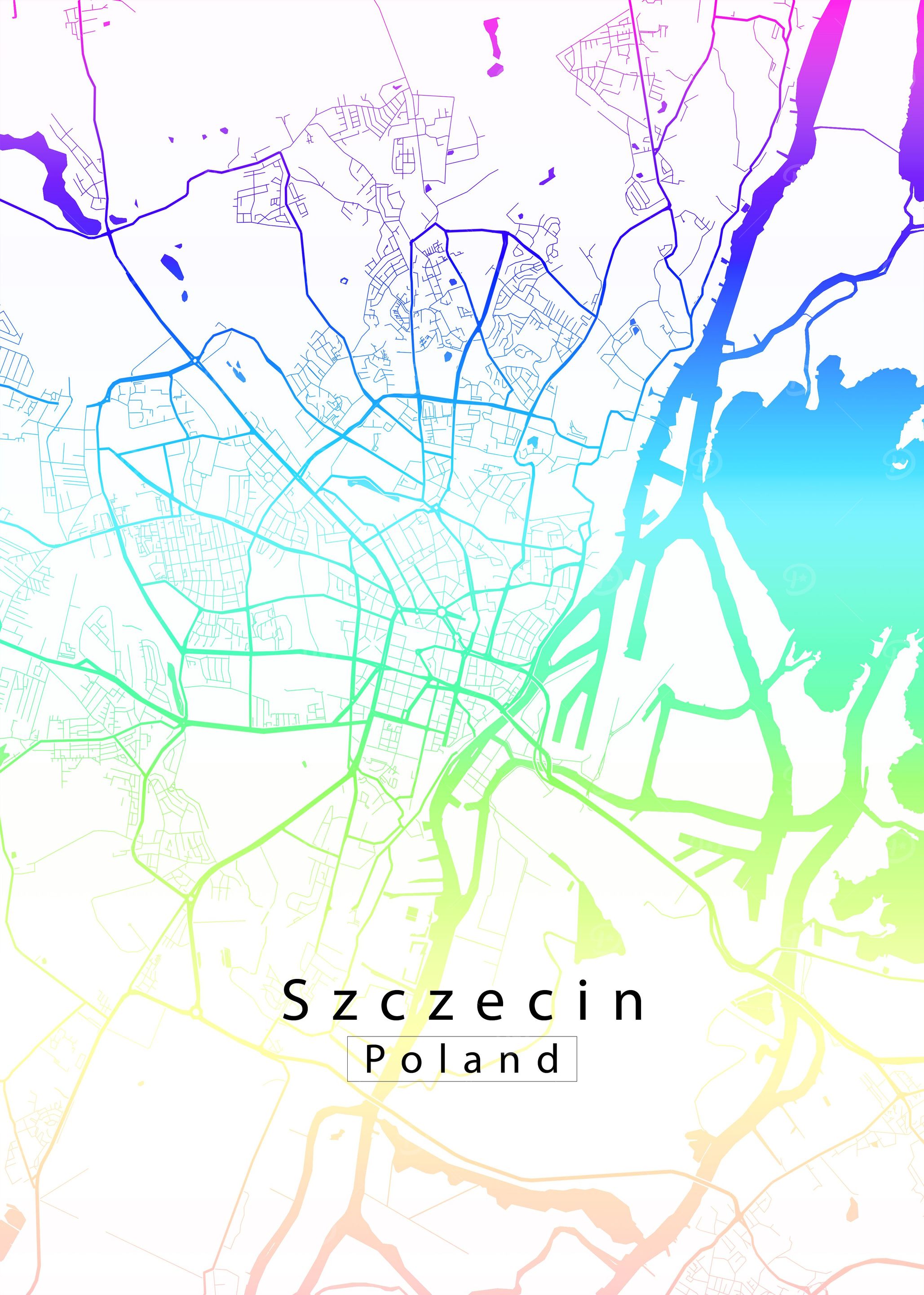 Szczecin City Map