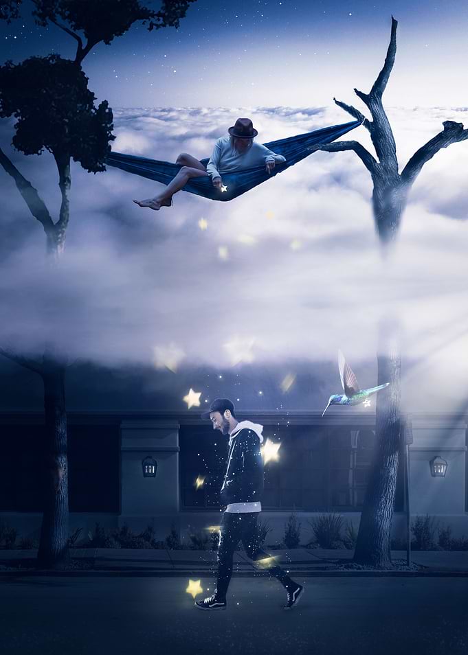 A walk under the stars
