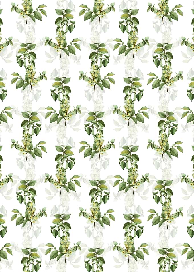 Floral Field Elm Pattern