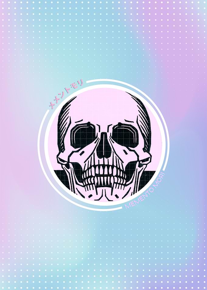 Vaporwave Memento Mori
