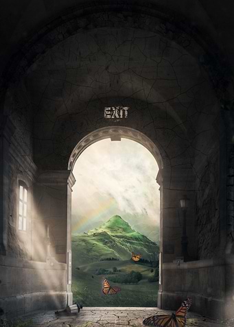 The exit to freedom