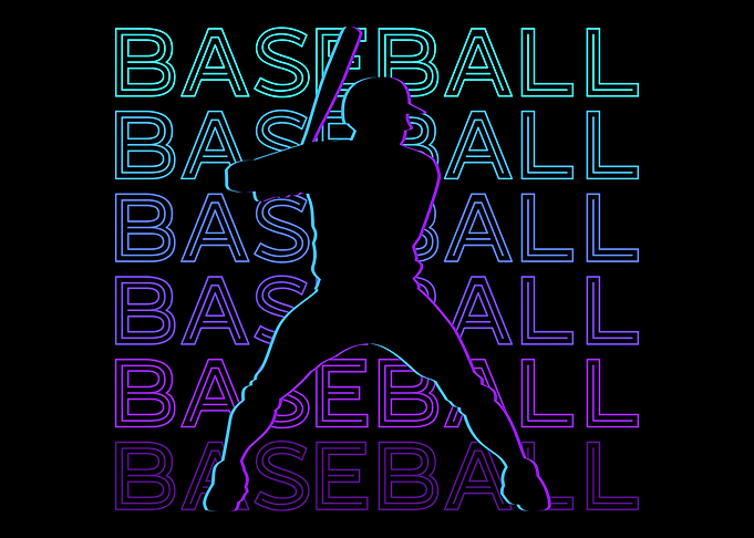 Baseball Player Retro