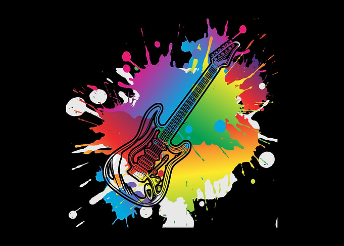 Colorful Guitar Rock
