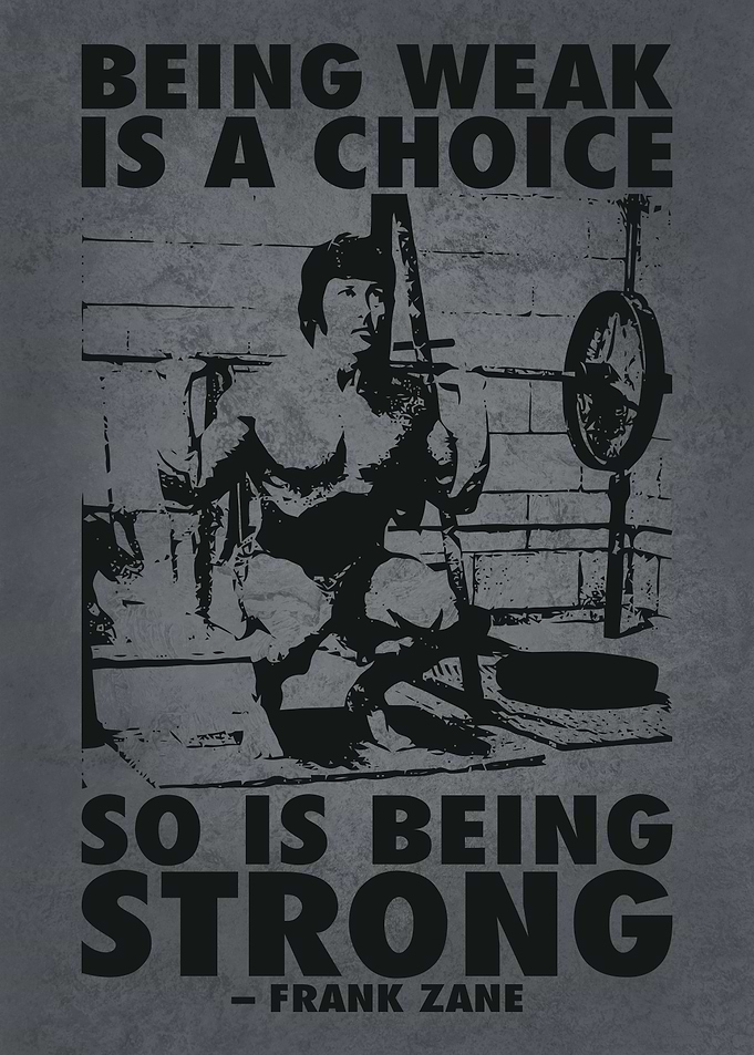 Weakness Is A Choice