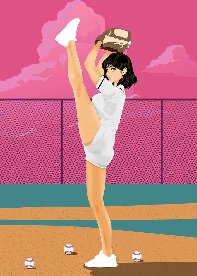 baseball girl