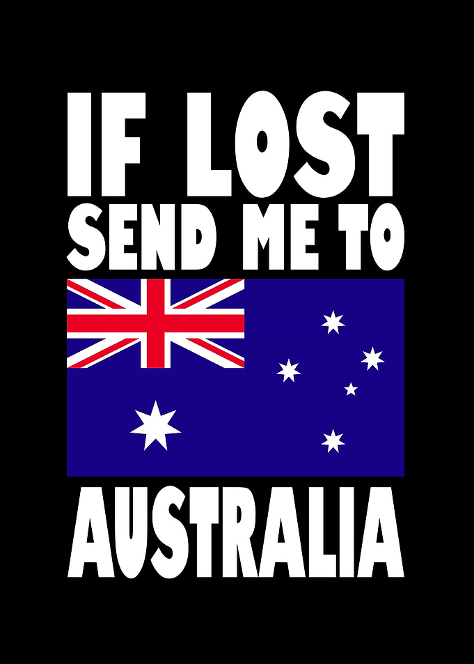 Australia Flag Saying