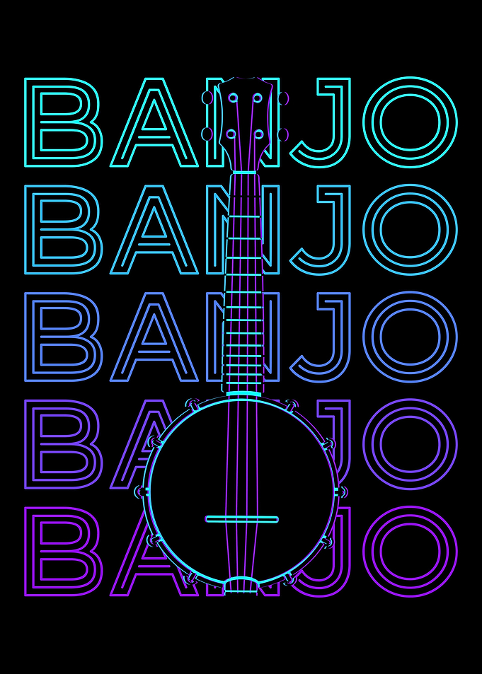 Banjo Guitar Retro