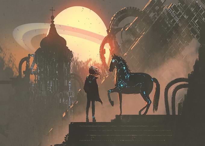 Cybernetic horse