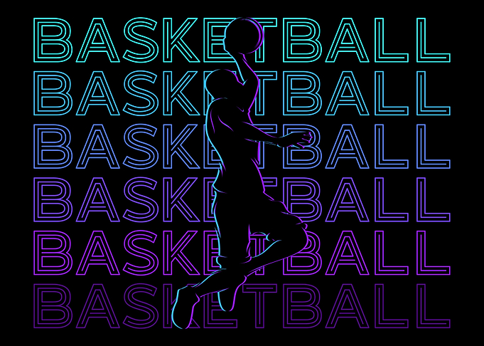 Basketball Player Retro