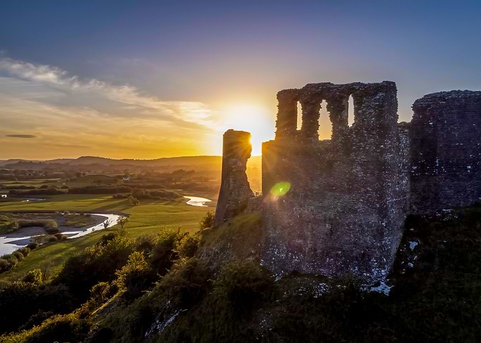 Dryslwyn Castle in Wales