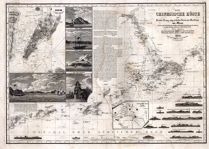 Old Map of Macau