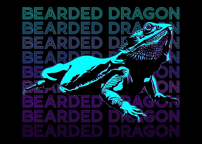 Bearded Dragon Retro