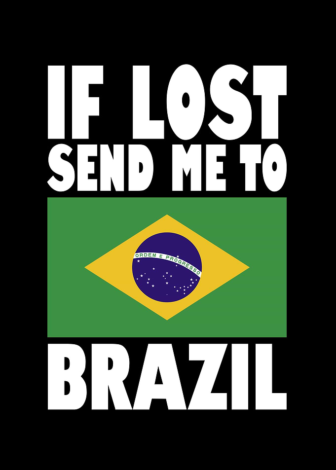 Brazil Flag Saying