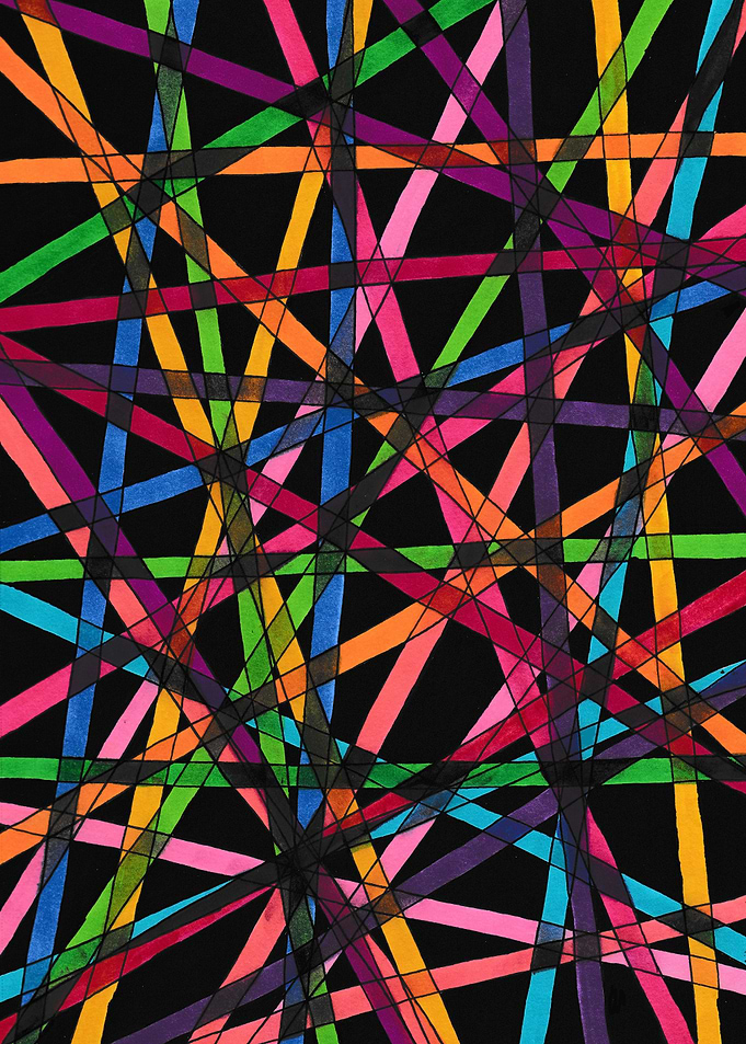 Colored Glass Straws