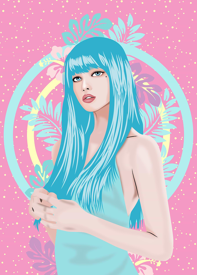 y2k cute girl la lisa
