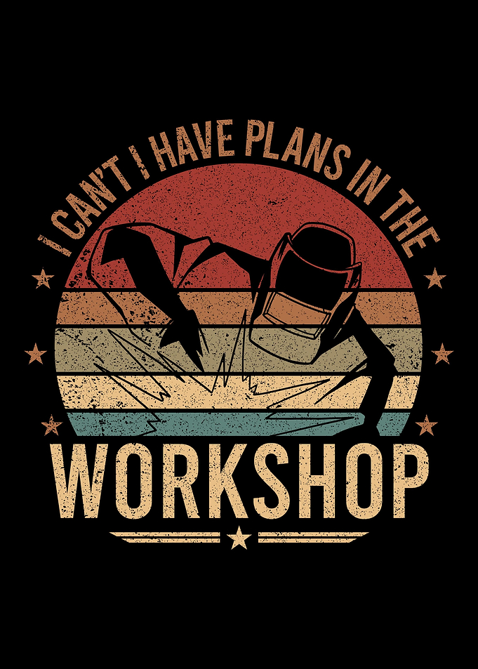 Funny Welder Welding Retro