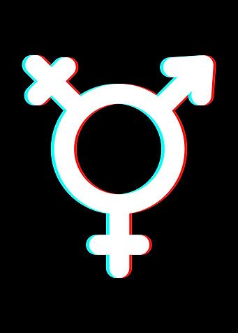 Bisexual Symbol Glitched