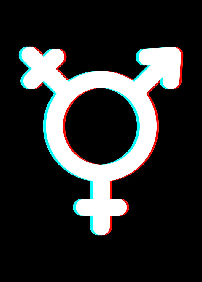 Bisexual Symbol Glitched