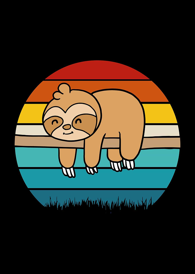 Retro Sloth