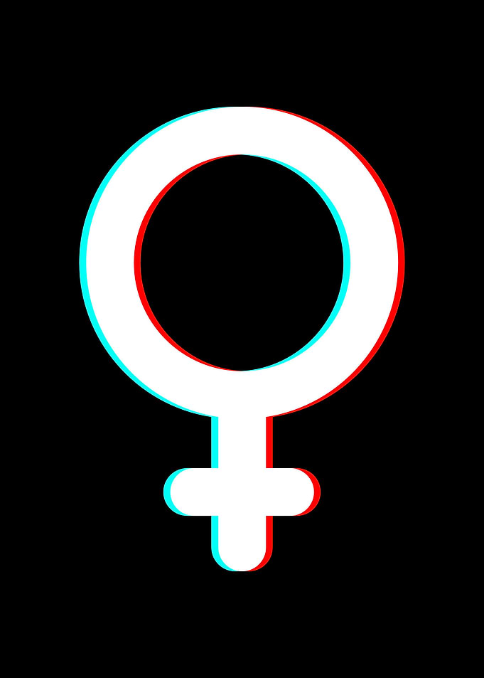 Femal Symbol Glitched