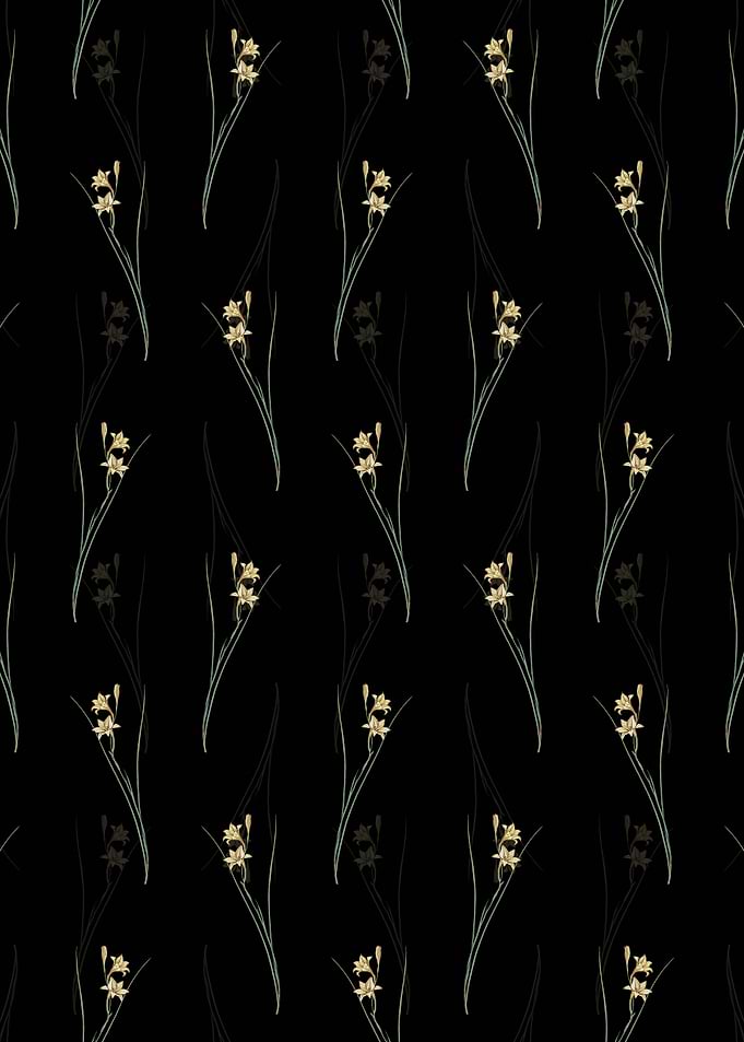 Floral Gladiolus Pattern