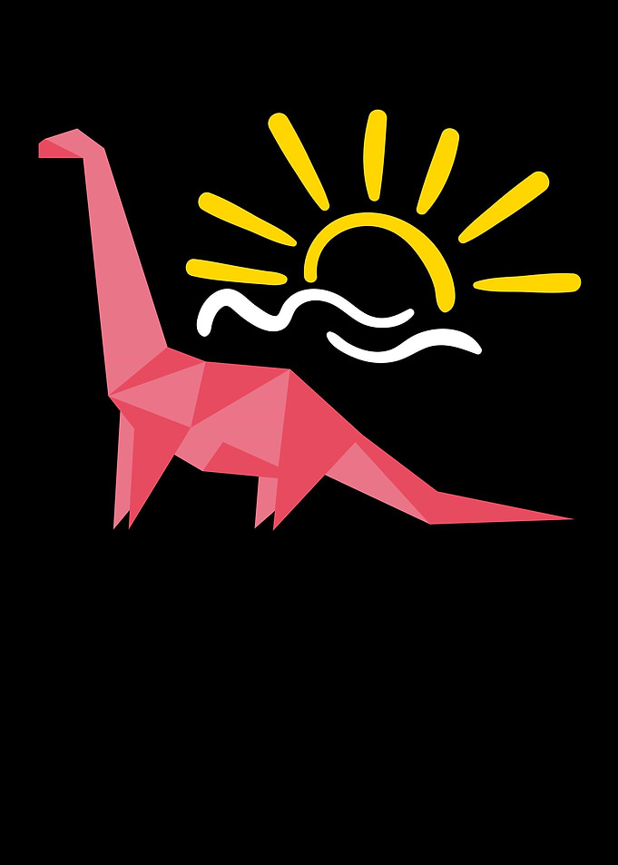 Origami Dinosaur Lover