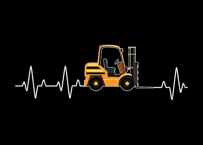 Forklift Construction Site