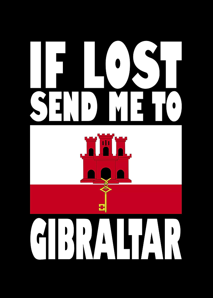 Gibraltar Flag Saying