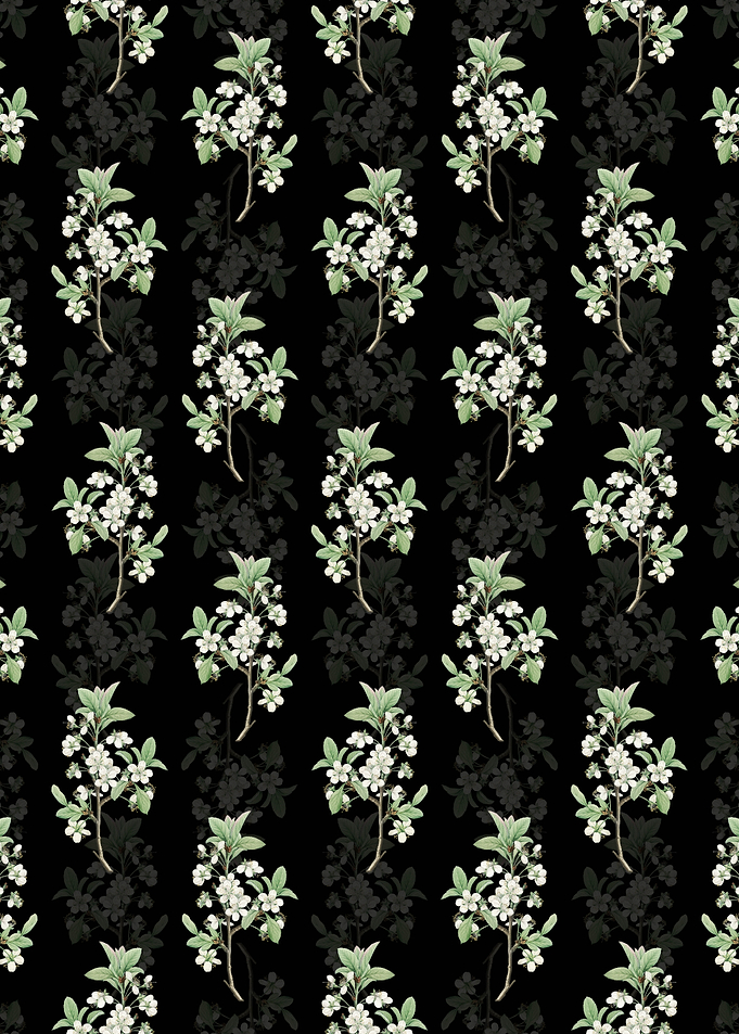 White Plum Flower Pattern