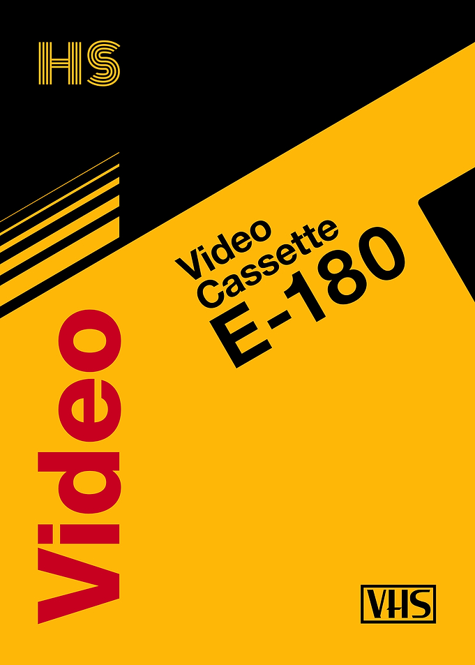 VHS cassette retrowave