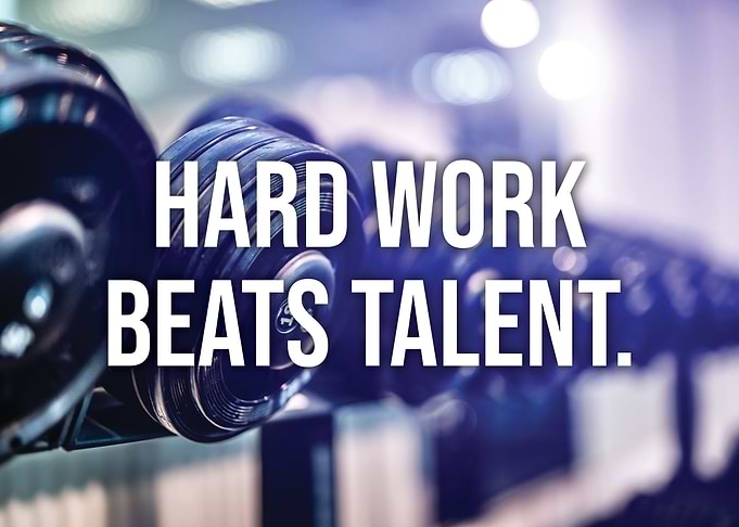 Hard Work Beats Talent