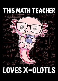 Funny Math Axolotl