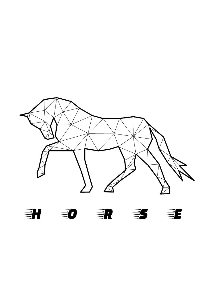Geometric horse