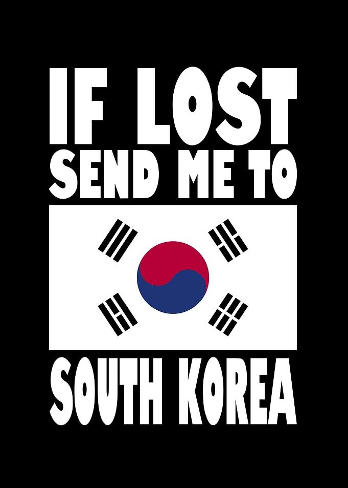 South Korea Flag Saying