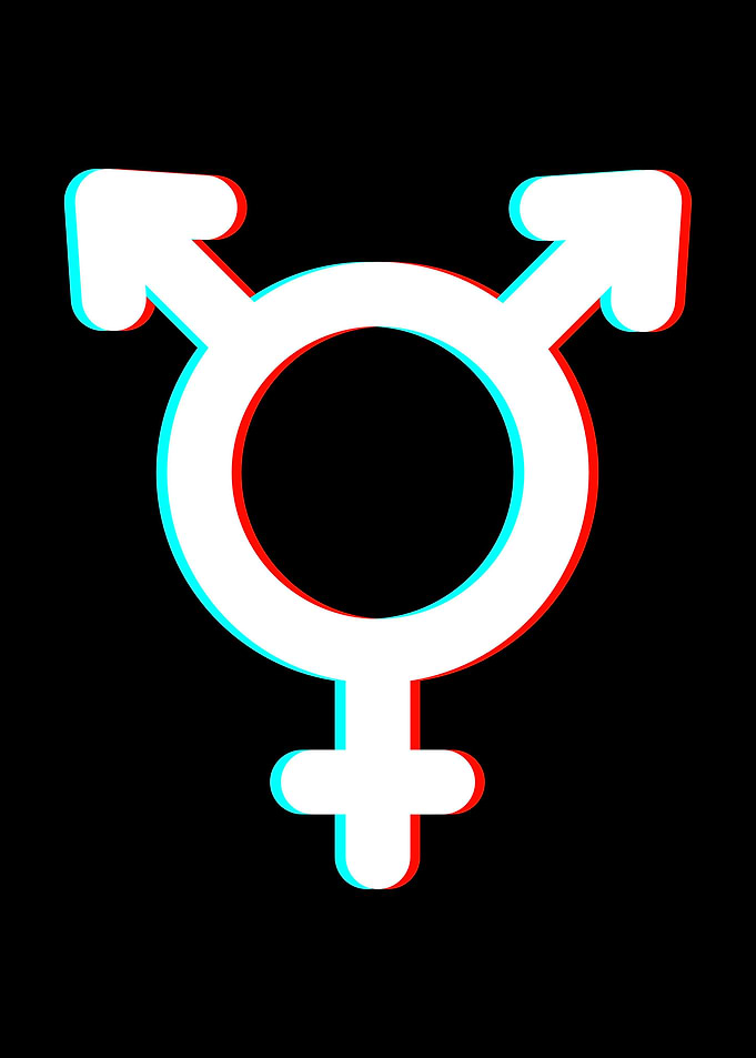Bisexual Symbol Glitched