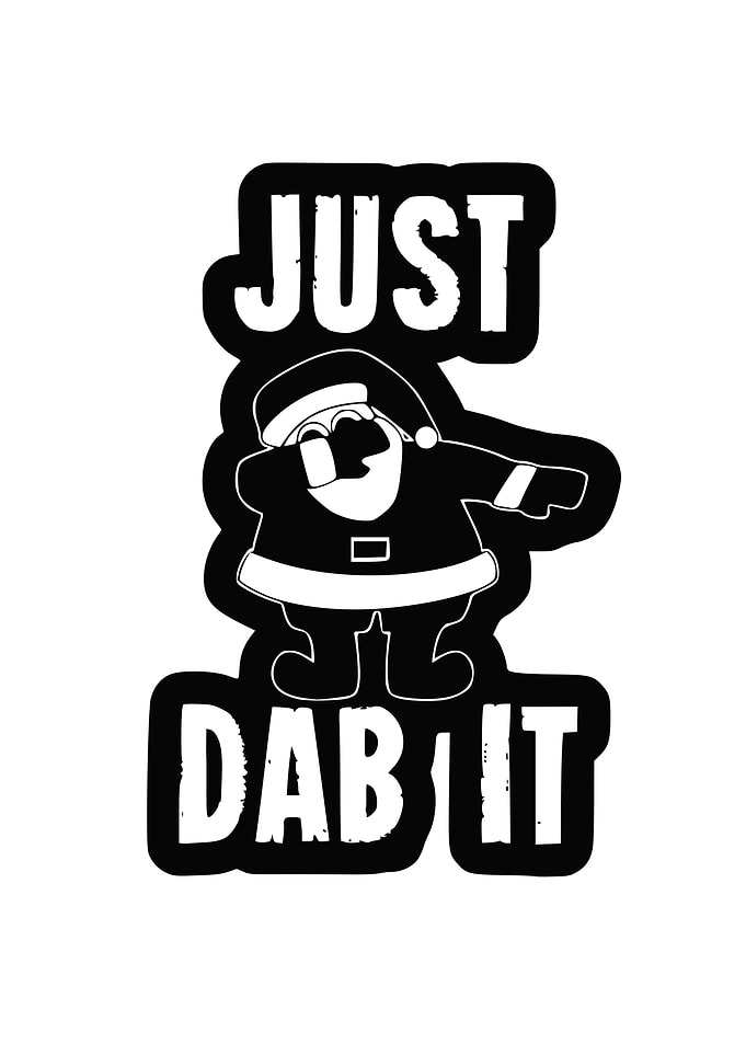 Dabbing Santa Claus