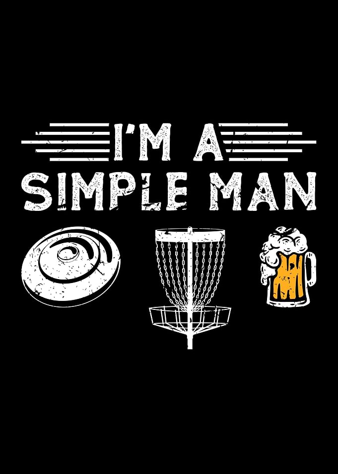 Simple Man Disc Golfer