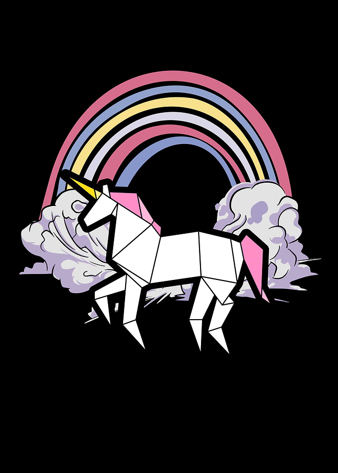 Origami Unicorn Lover