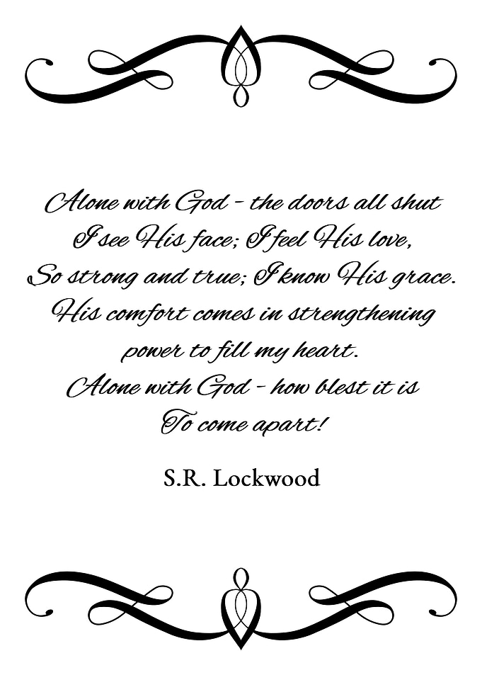 Alone With God