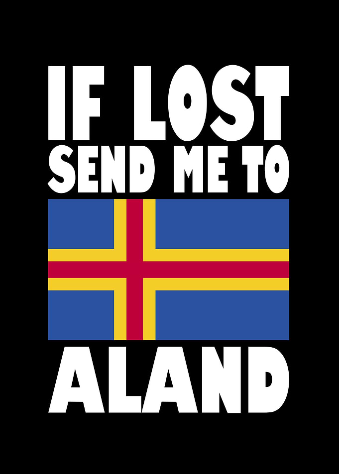 Aland Flag Saying