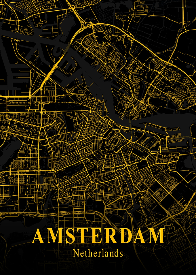 Amsterdam Gold City Map
