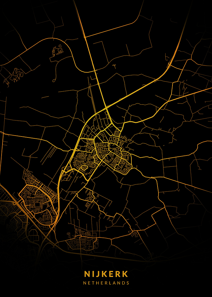 Nijkerk City Map